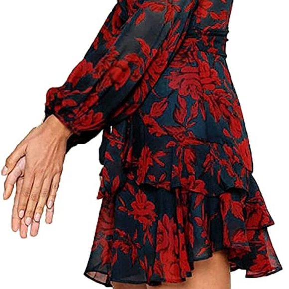 Floral mini cocktail dress - Picture 4 of 7